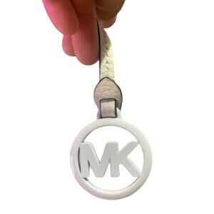 1.5" MICHAEL KORS White Bag Charm